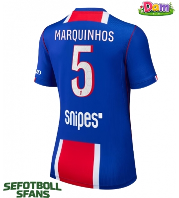 Paris Saint-Germain Marquinhos #5 Hemmatröja Kvinnor 2026-27 Kortärmad